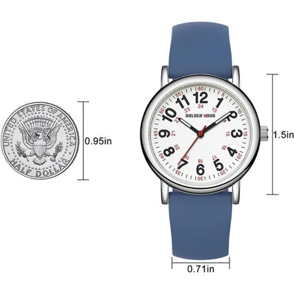 Waterproof Nurse Watch for Medical Professionals, Students Women Men